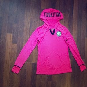 justice dry fit hooded long sleeve